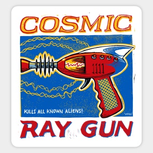 Cosmic Raygun Sticker